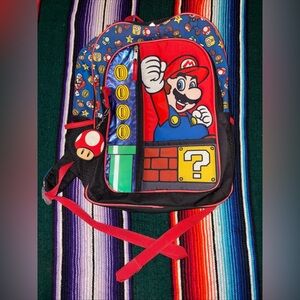 Nintendo Super Mario Bros Backpack Bioworld Unisex Gamer Bag